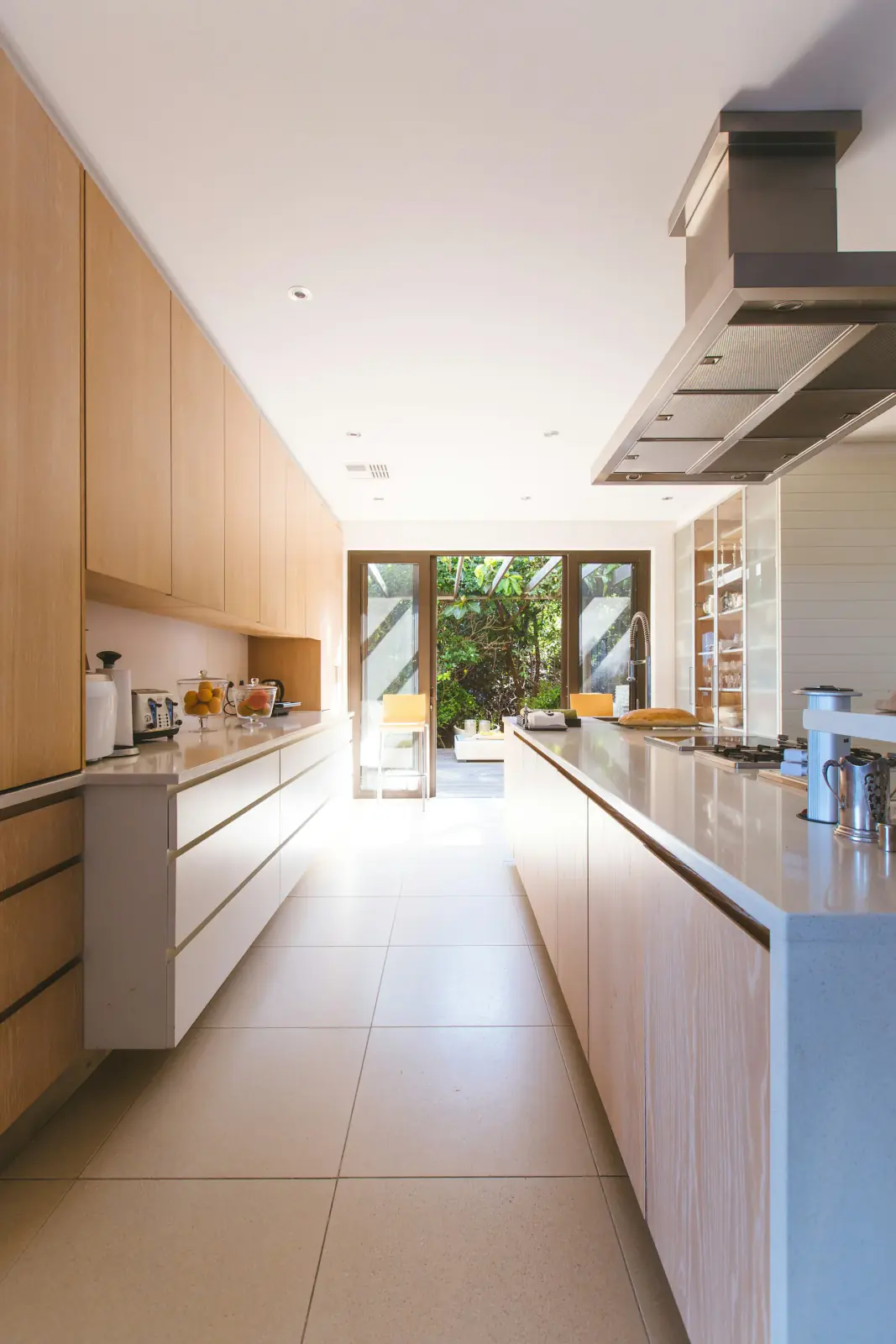 Bright modern kitchen interior