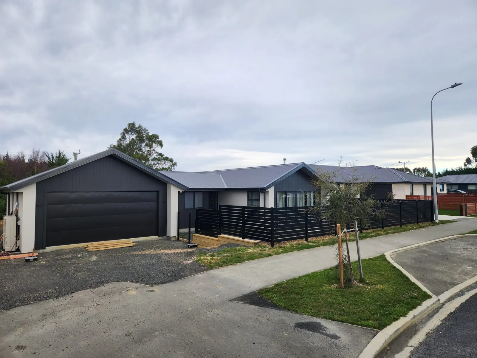 Completed new build in a Dunedin subdivision, electrical by Serviceman